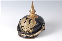 Lot 639 - An Imperial German Officer's pickehaube having...