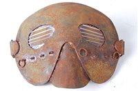 Lot 646 - A WW I British Tank crew splatter mask,...