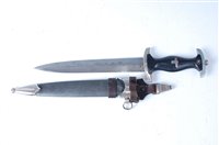 Lot 654 - A German Shutzstaffel Officer's dagger, 1936...