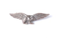 Lot 667 - A sterling silver Guinea Pig Club members wing...