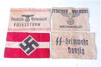 Lot 674 - A German Hitler Youth members armband,...