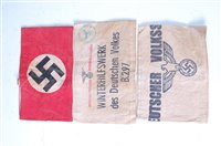 Lot 675 - A German NSDAP party members armband, together...