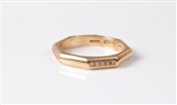 Lot 2570 - A Bulgari octagonal 'Fedi' diamond ring, the...