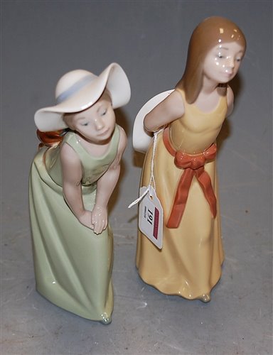 Lot 191 - A Lladro porcelain figure No. 5006, and one...