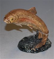 Lot 193 - A Beswick model of a trout No. 1032, gloss...