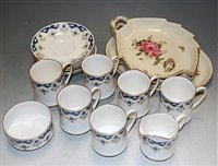 Lot 210 - A Paragon Coniston pattern part coffee set;...