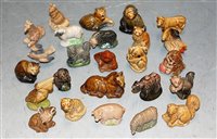 Lot 211 - Four various boxed Wade Whimsies; together...