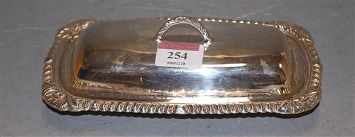 Lot 254 - A Mexican sterling silver sardine dish and...