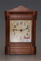 Lot 5 - A mid-20th century stained beechwood cased...