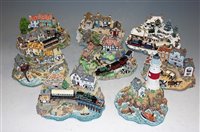 Lot 47 - A collection of Danbury Mint painted...