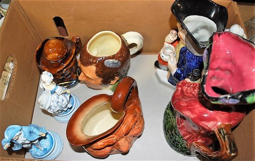 Lot 61 - Mixed ceramics, to include Doulton character...