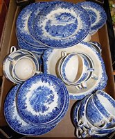 Lot 66 - A quantity of J&G Meakin blue and white...