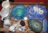 Lot 79 - Mixed ceramics, to include blue and white...