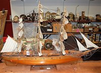 Lot 130 - A scratch-built balsa wood replica of The Cutty   Sark, on stand, w.95cm (excluding rigging)