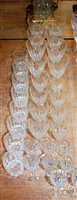 Lot 138 - A suite of cut glassware, comprising eight...