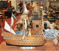 Lot 156 - A scale model of the Swedish regal ship 'Wasa'...