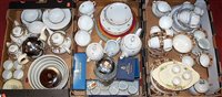 Lot 177 - Three boxes of mixed chinaware, to include...