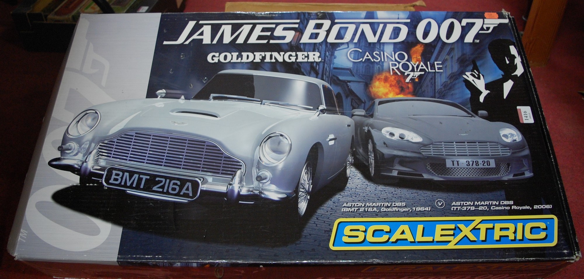 scalextric james bond goldfinger casino royale