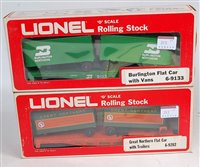 Lot 353 - 5 assorted Lionel cars including illuminated...