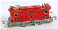 Lot 356 - American Flyer GI 0-4-0 red with grey base...
