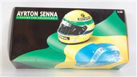 Lot 2524 - A Minichamps 1/18 scale Ayrton Senna Racing...