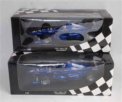 Lot 2538 - A Minichamps box 1/18 scale boxed F1 racing...