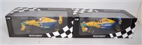 Lot 2539 - A Minichamps 1/18 scale boxed F1 diecast group...
