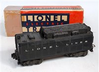 Lot 375 - Lionel black cast steam outline 4-6-4 electric...