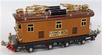 Lot 392 - Lionel Lines "0" gauge dark/light umber...
