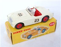 Lot 1963 - A Dinky Toys No. 109 Austin Healey Sports 100...