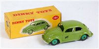 Lot 1971 - A Dinky Toys No. 181 Volkswagen saloon...