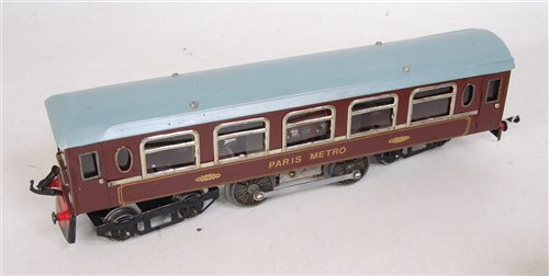 Lot 408 - Kit/scratch built bogie coach fitted with...