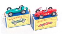 Lot 2313 - A Matchbox 1/75 series boxed racing car group...