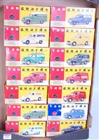 Lot 2593 - 14 various boxed Vanguards 1/43 scale diecasts,...