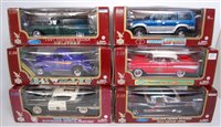 Lot 2643 - Six various boxed Road Legends collection 1/18...
