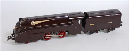 Lot 433 - French Hornby postwar brown electric SNCF...