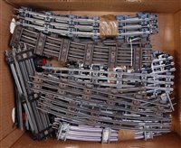 Lot 441 - A large box of Lionel 3 rail track - mainly...