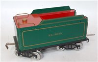 Lot 446 - Classic GI green/red steam outline 4-6-0...