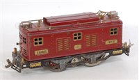 Lot 454 - Lionel maroon 0-4-0 Standard GI fitted with...