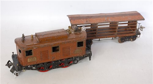 Lot 457 - The Ives Railway Lines brown 0-4-0 Standard GI...
