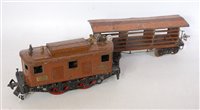 Lot 457 - The Ives Railway Lines brown 0-4-0 Standard GI...