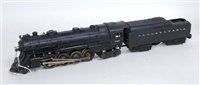 Lot 523 - Lionel cast 2-8-4 steam outline black loco no...