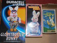 Lot 91 - Three various boxed Duracell Bunny boxed toys...
