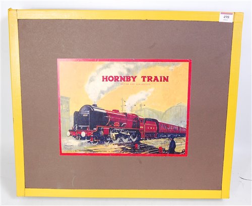 Lot 498 - Empty box for no 3 Hornby train set, original...