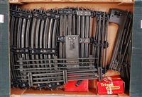 Lot 572 - Tray of pre-war Hornby 3-rail electric track...