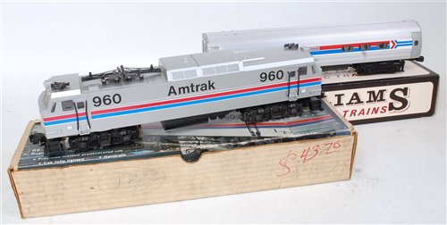 Lot 574 - Williams reproduction Amtrak; GE-E60 loco,...