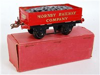 Lot 491 - 1936 Hornby red "Hornby Railway Company" coal...