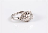 Lot 2522 - An early 20th century diamond ring, the...