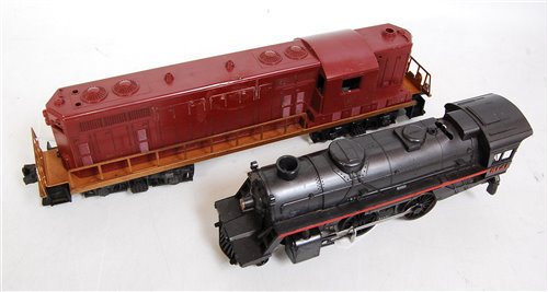 Lot 551 - Lionel Pennsylvania brown BoBo diesel loco,...