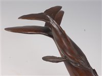 Lot 256 - Tanya Russell - Mother and Baby humpback whale,...